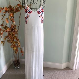 Embroidered Maxi Dress